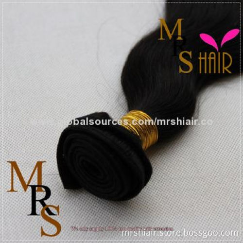 Unprocessed Double Drawn Body Wave Virgin Peruvian Hair Weave